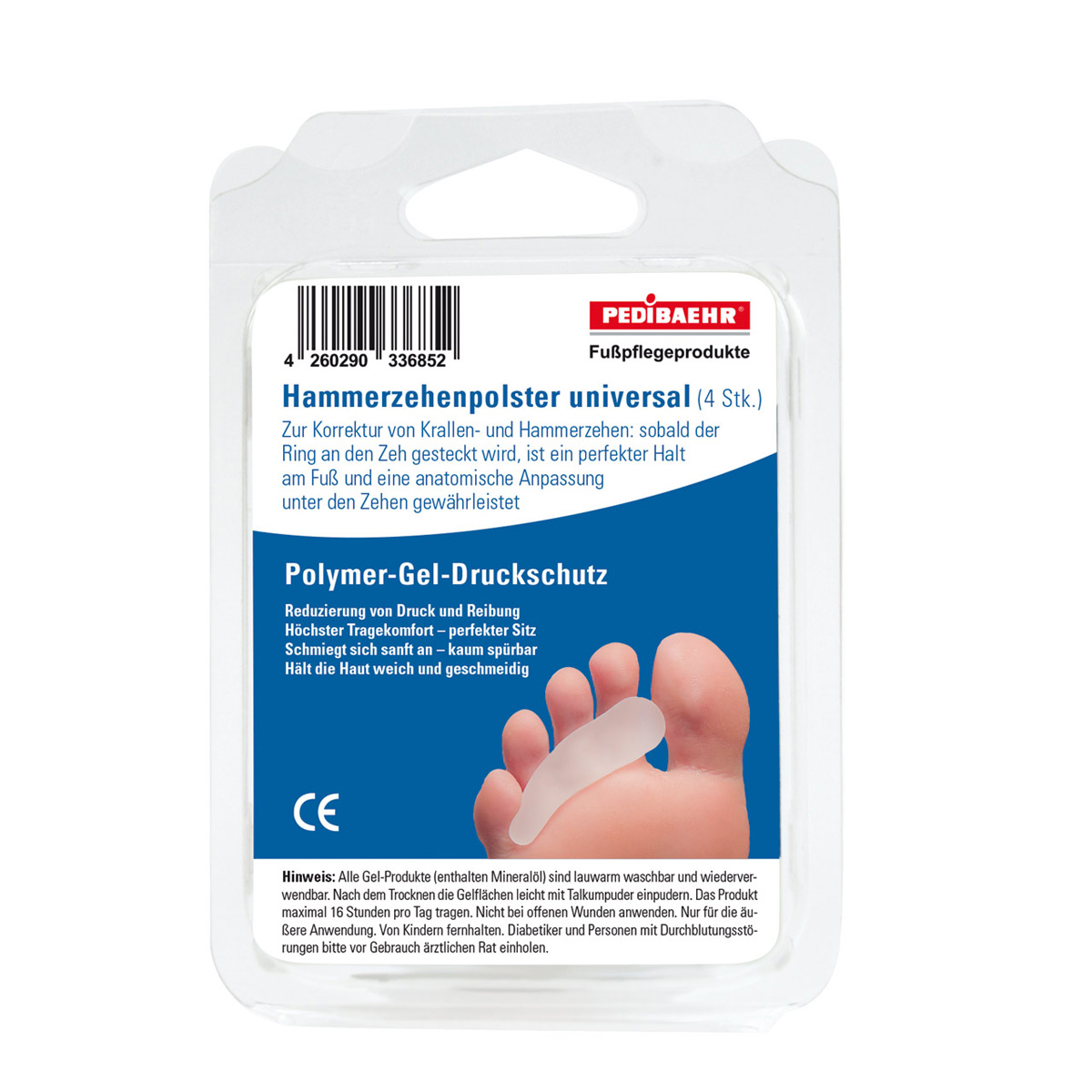 Pedibaehr Gel Hammerzehenpolster