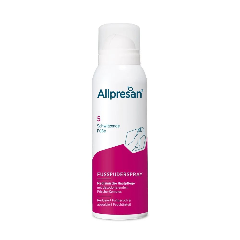 Allpresan No 5 Fusspuderspray Schwitzende Füsse
