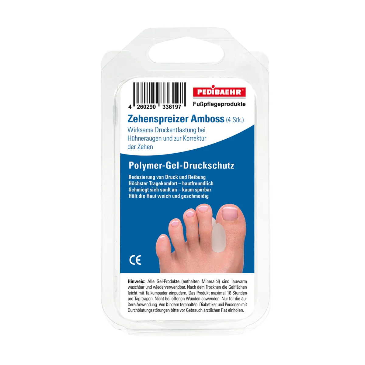 Pedibaehr Gel Zehenspreizer Amboss