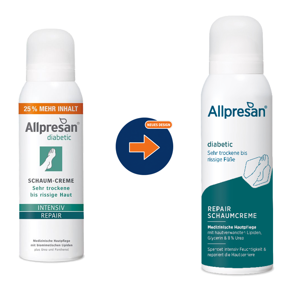 Allpresan diabetic Repair Schaumcreme