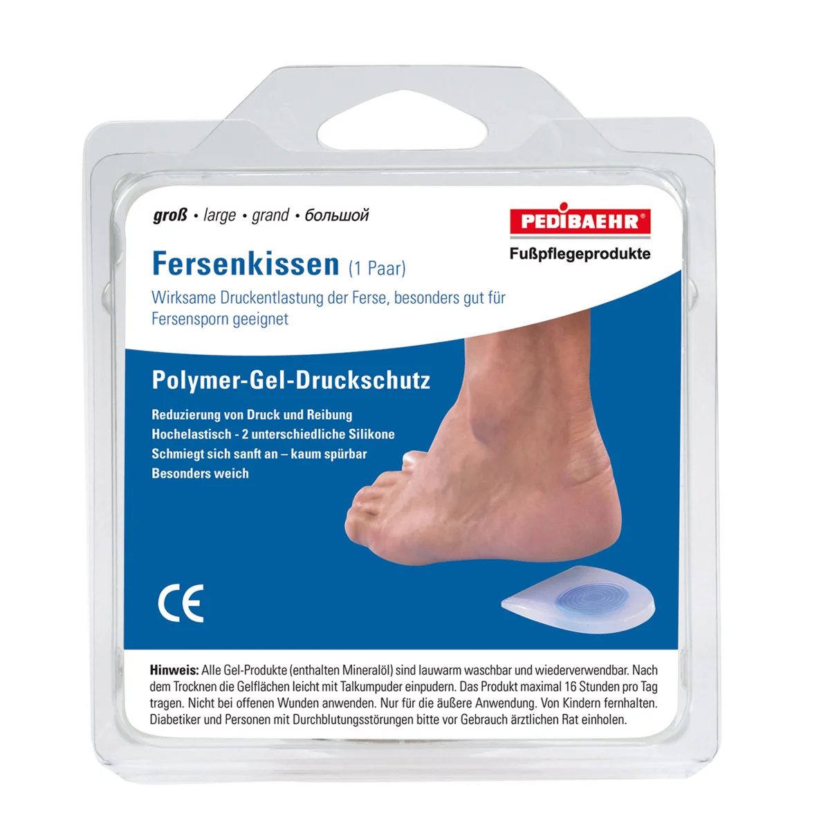 Pedibaehr Gel Fersenkissen