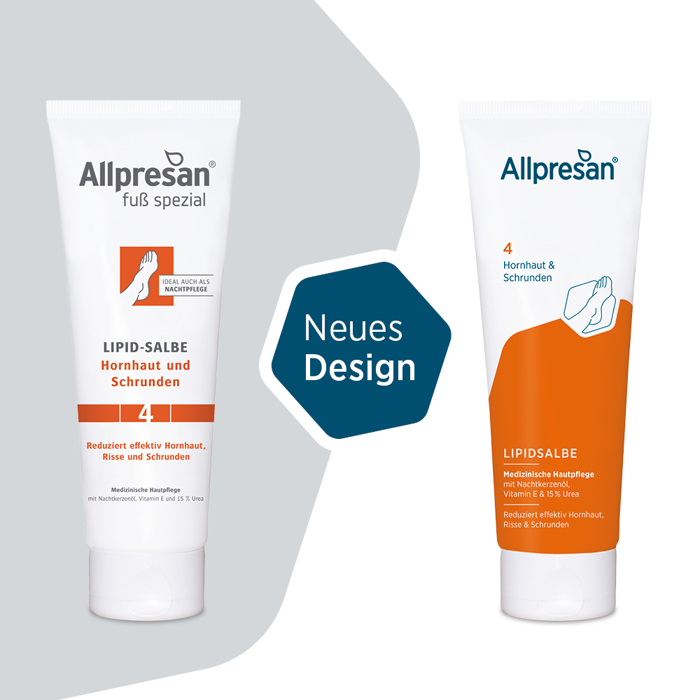 Allpresan Fuss Spezial 4 Fuss Lipid Salbe Schrunden 125ml