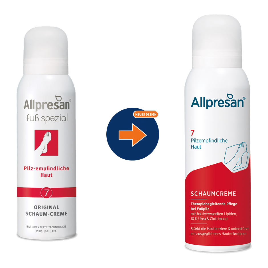 Allpresan No 7 Schaumcreme Pilzempfindliche Haut