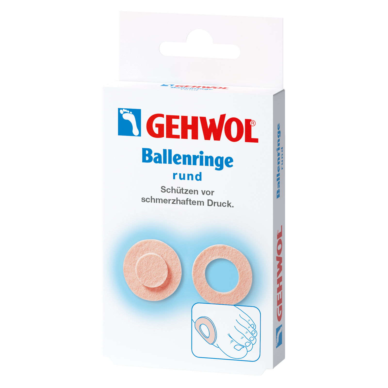 Gehwol Ballenringe rund