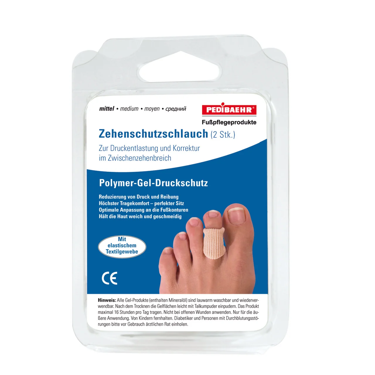 Pedibaehr Zehenschutzschlauch