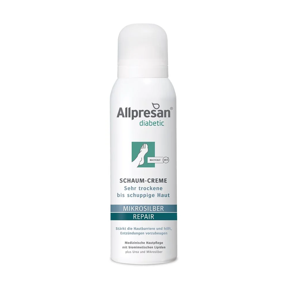 Allpresan diabetic Mikrosilber Schaumcreme