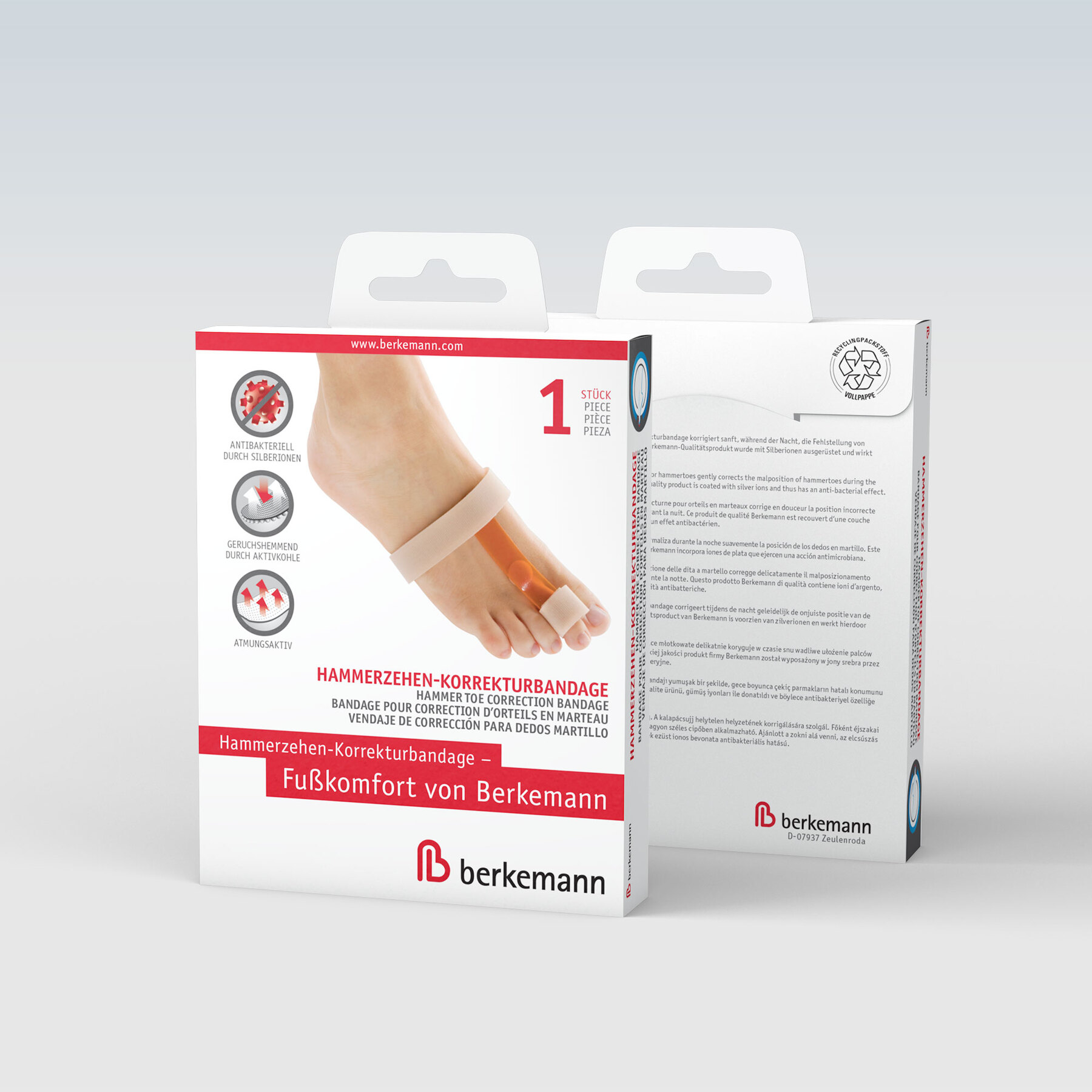 Berkemann Hammerzehen Korrekturbandage