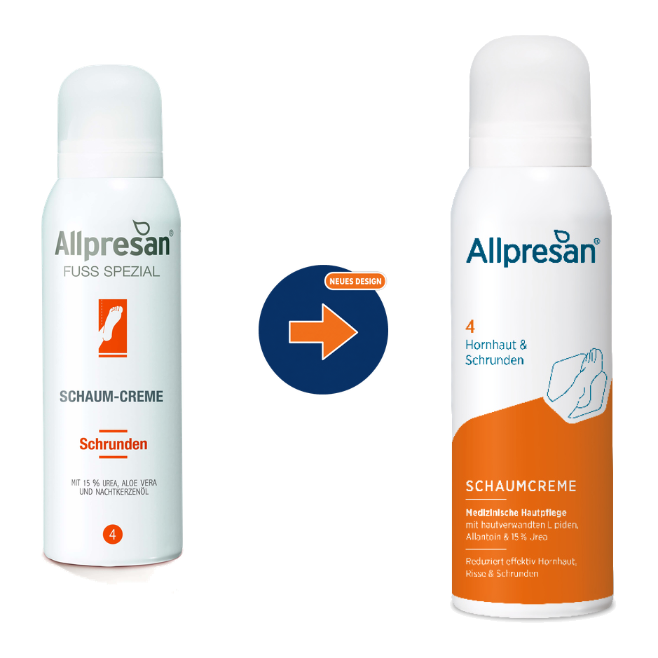 Allpresan No 4 Schaumcreme Hornhaut & Schrunden