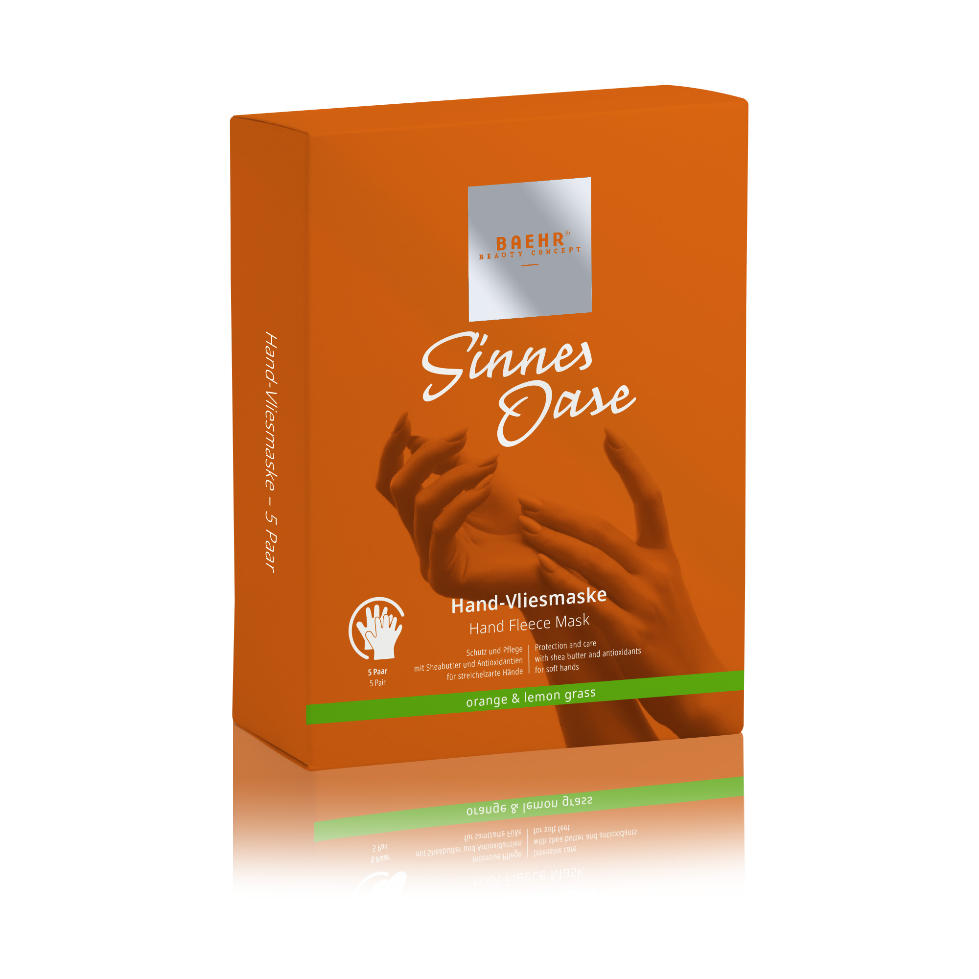 Baehr Beauty Concept Sinnes Oase Hand-Vliesmaske 5 Stk Baehr Beauty Concept Sinnes Oase Hand-Vliesmaske 5 Stk