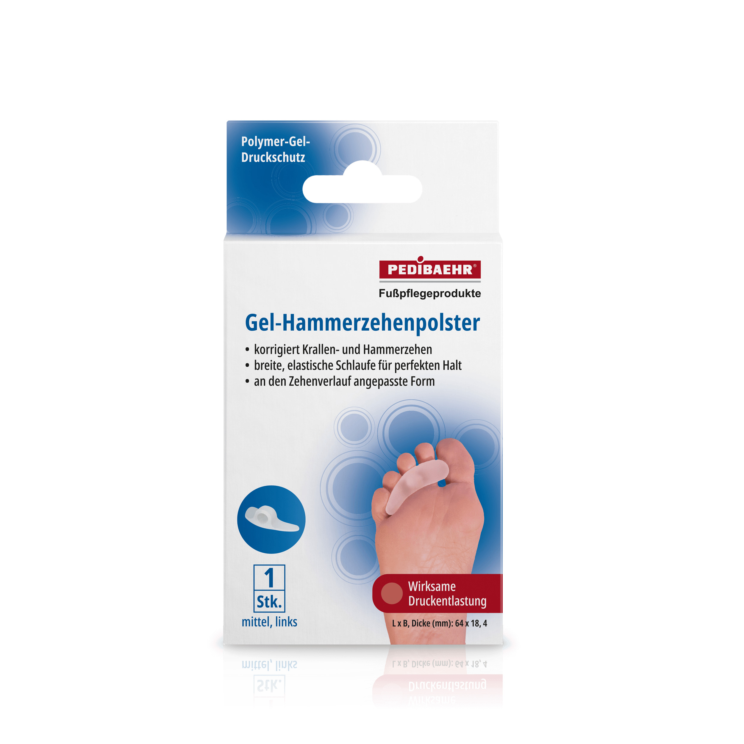 Pedibaehr Gel Hammerzehenpolster Pedibaehr Gel Hammerzehenpolster