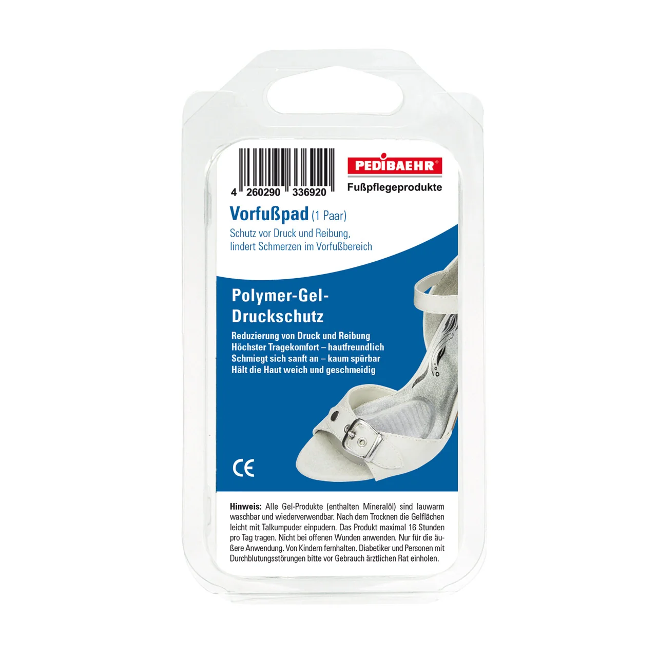 Pedibaehr Gel Vorfußpad