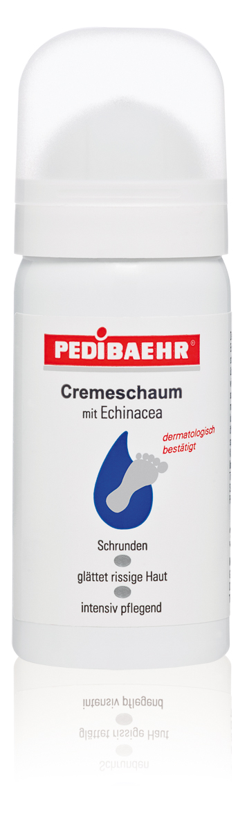 Pedibaehr Cremeschaum Schrunden mit Echinacea