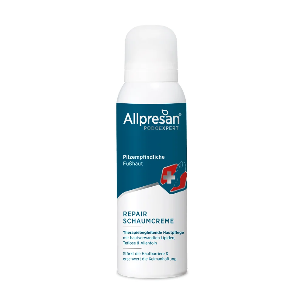 Allpresan PODOEXPERT Repair Cremeschaum Pilzempfindliche Füße