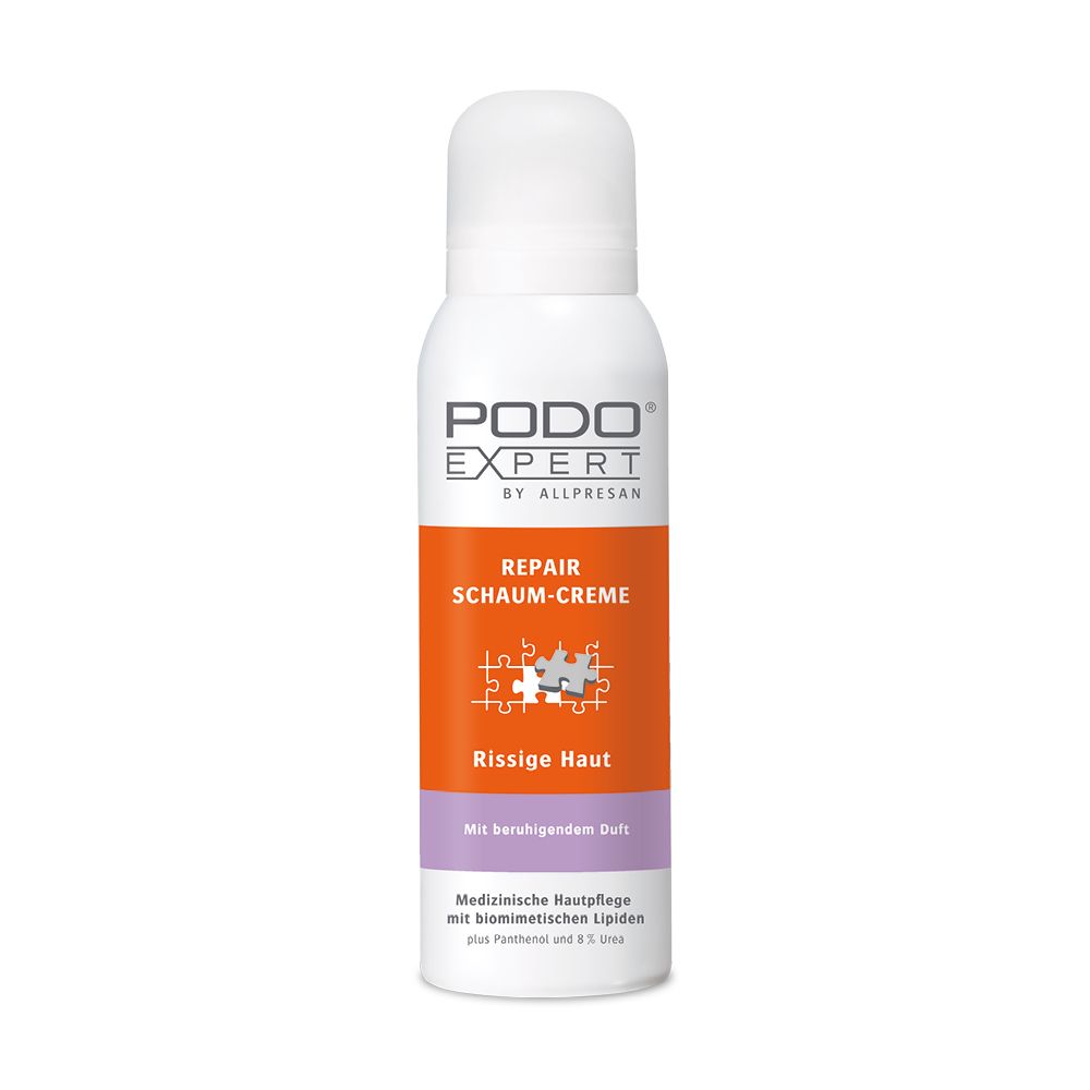 PODOEXPERT Repair Schaum-Creme für Rissige Haut mit beruhigendem Duft