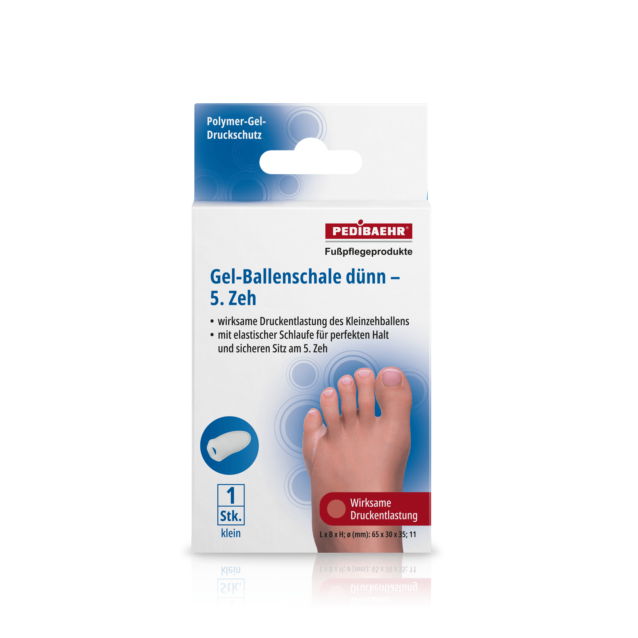 Pedibaehr Gel Ballenschale dünn - 5. Zeh