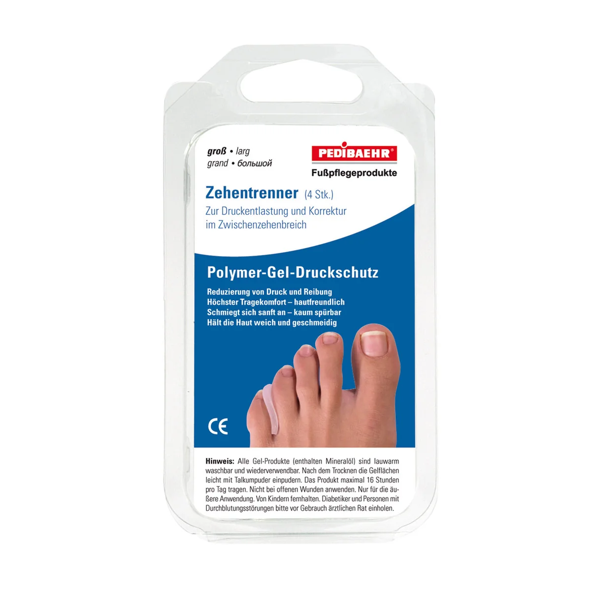 Pedibaehr Gel Zehentrenner