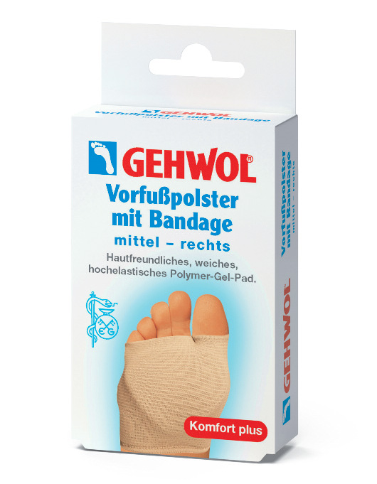 Gehwol Vorfußpolster mit Bandage