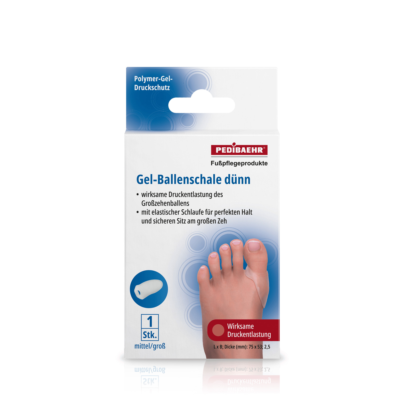 Pedibaehr Gel Ballenschale dünn